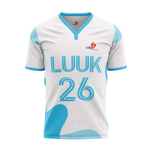Camisetas de Fútbol para Hombre LUUK International, 100% Poliéster, Secado Rápido, Absorción de Humedad, Transpirables, Manga Corta, Ajuste Personalizado - Product Image 1