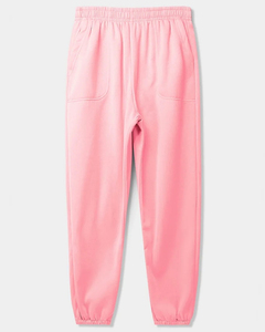 <b>Pink</b> Plus Size <b>Men's</b> Jogger Sweatpants Elastic Waist Mid Rise Loose Fit Knitted Casual <b>Trousers</b> with Pockets - Product Image 2