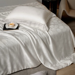Nouvelle Couette Jacquard Blanche 2026 ODM/OEM 0.5/1/1.1/2.25/2.4kg en Lyocell, Coton et Soie pour <span class=keywords><strong>Literie</strong></span> - Product Image 2