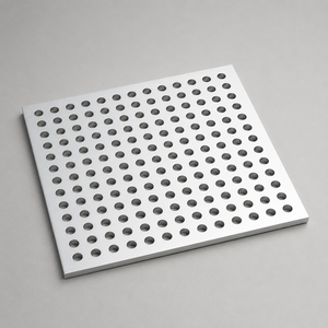 Panneau en tôle perforée en aluminium sur mesure selon dessin, fabriqué en usine pour les couvercles de machines et les pièces de ventilation décoratives - Product Image 4