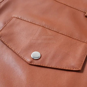 <b>Men</b> Premium <b>Leather</b> <b>Shorts</b> Modern Slim Fit Durable Comfortable Fashion Wear Ideal For Summer Travel And Daily Outfits - Product Image 5