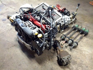 เครื่องยนต์ JDM Subaru WRX STI EJ20T พร้อมเทอร์โบแบบ Twin Scroll VF37 เกียร์ DCCD 6 สปีด ชุดช่วงล่าง ใช้สำหรับเปลี่ยนซ่อม - Product Image 2
