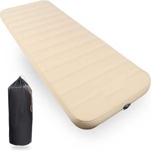 Matelas de camping auto-gonflant portable de 4 pouces, grand modèle 80''x30'', mousse à mémoire de forme épaisse, 4 saisons, pour l'extérieur - Product Image 1