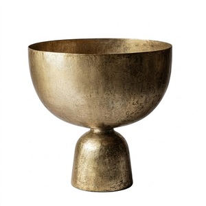 Bol en métal fait main, style vintage, pièce décorative, finition bronze non traitée, pour la décoration de la maison - Product Image 4