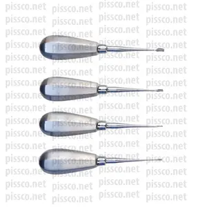Pissco-elevador Dental para uso veterinario, Set de 4 instrumentos dentales de fábrica hechos por Pissco, pakistaní - Product Image 1