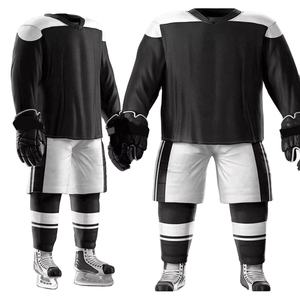 Tenue de hockey sur glace de compétition, design haut de gamme, 100% polyester imprimé, séchage rapide, respirant, durable - Product Image 5