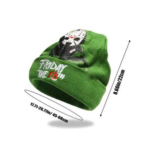 Bajo MOQ personalizado Vintage transpirable impermeable 100% acrílico Beanie sombreros Unisex tejido invierno con forro de satén Jacquard Logo - Product Image 5