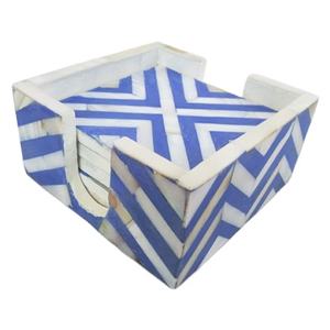 100% High Quality Bone Inlay Tea and Coffee <b>coaster</b> and Customized Size and square Shape and <b>coaster</b> Stand - Product Image 1