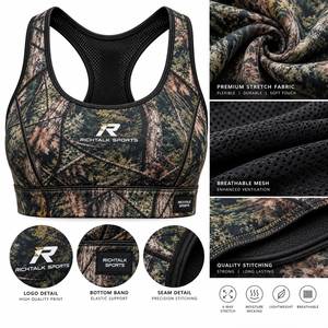 Sujetador Deportivo de Yoga para Mujer, Sublimado, de Alta Sujeción, Material Spandex, Tirantes Ajustables Sin Costuras, Secado Rápido Frontal, Precio Bajo, Superventas - Product Image 6