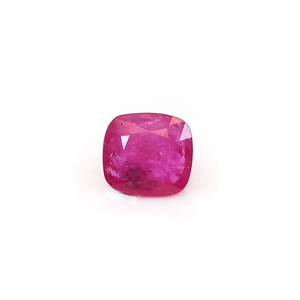 Natural Untreated Mozambique Ruby <b>Cushion</b> 5.82cts , Natural Loose Faceted Ruby Gemstone For Jewelry Making Ready To Use - Product Image 1