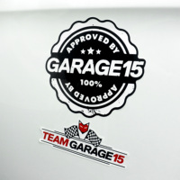 Pegatina de Vinilo PVC con Logotipo Personalizado, Troquelada, Impermeable, Autoadhesiva, para Parachoques de Coche