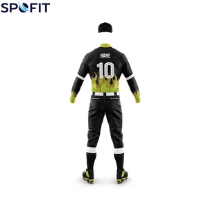 Ensemble d'uniformes de baseball de qualité supérieure pour adultes, personnalisable avec logo, vêtements de sport respirants, impression par transfert thermique - Product Image 2