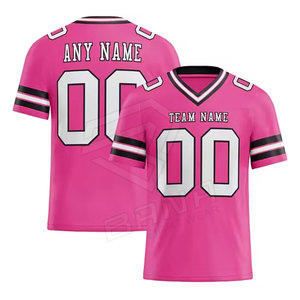 Jersey de Fútbol Americano Personalizado Más Vendido, Estilo Único, Manga Corta para Adultos, Transpirable, Talla Grande - Product Image 5