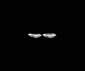 Diamants de laboratoire cultivés par laser OM GEMS 0,25 carat, couleur EF, taille bouclier, certifiés IGI, clarté excellente VVS-VS, sur mesure - Product Image 2