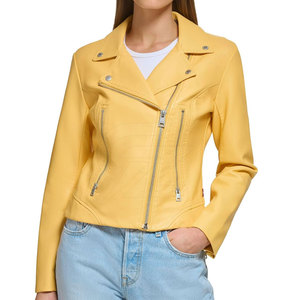 Veste en cuir pour femme la plus vendue, manches longues, sur mesure, tricotée, respirante, imperméable, séchage rapide, fabriquée au Pakistan - Product Image 1