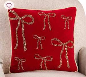 Budget Handmade Bead Embroidery <b>Pillow</b> <b>Cover</b> for Home Styling, Sofa Arrangement, Bedroom Decor and Comfortable Accent Seating - Product Image 1