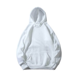 <b>Men's</b> <b>Orange</b> Hooded Sweatshirt Oversized Cotton Fleece Casual Solid Color Pocket <b>Hoodie</b> Autumn Style Regular Fit 2027 - Product Image 5
