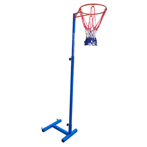 Best Quality Portable Netball & Basketball Court Equipment Heavy Metal <b>Weighted</b> Post with Adjustable Height <b>Stand</b> & Hoop Sale - Product Image 3