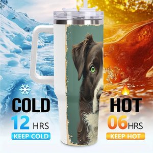 แก้วน้ำสแตนเลส 40 ออนซ์ ลายสุนัข สำหรับคนรักสัตว์เลี้ยง - Product Image 6