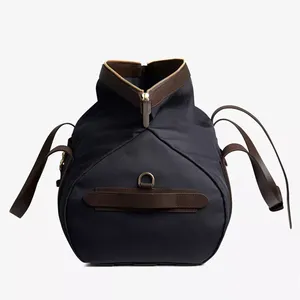 Custom <b>Leather</b> Duffle Gym <b>Bag</b> 2026 Genuine <b>Leather</b> ECO Heavy Duty Large Fitness Travel Duffle <b>Bag</b> <b>Soft</b> Handle Zipper Closure - Product Image 5