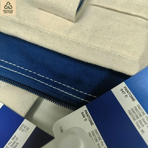 380 GSM Cotton Canvas Insulated Cooler Tote <b>Bag</b> Food <b>Cooling</b> 34x15x26 cm Custom Logo Wholesale OEM Bulk Order Model SS224-12oz - Product Image 5