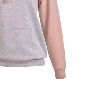 Nouveauté, sweat-shirts à capuche de haute qualité, personnalisés, imprimés par sublimation, à fleurs, couleur unie, épaules tombantes, vêtements pour femmes - Product Image 6