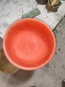 Tazón Redondo de Resina para Servir Ensaladas, con 2 Cucharas, Decoración de Mesa para Bodas y Fiestas, para Uso en Restaurantes, Venta Caliente - Product Image 6