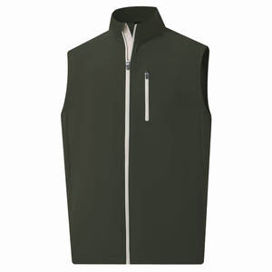 Gilet Softshell Homme Décontracté Léger Sans Manches Entièrement Zippé Coupe-Vent pour Randonnée Voyage Utilitaire avec Poche Poitrine - Product Image 1