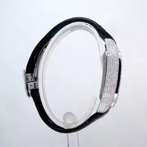Montre de luxe pour homme en quartz sertie de diamants Moissanite, montre-bracelet tendance, élégante et moderne - Product Image 2