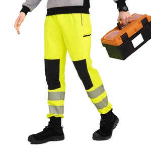 OEM Services Wholesale Custom Logo <b>Work</b> <b>Pants</b> Multi Pockets Reflective Hi Vis Safety Men's <b>Work</b> <b>Pants</b> - Product Image 2