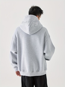 Sweat-shirt en molleton chaud d'hiver, en coton épais, pour hommes et femmes, vente en gros - Product Image 3