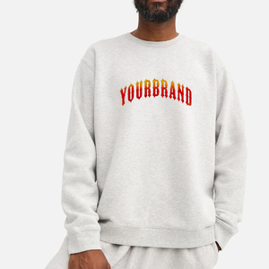 2026 Most Selling and Trending <b>Men's</b> Crew Neck <b>Pullover</b> Sweatshirt Regular Fit Knitted Cotton Casual Autumn Front Logo Print - Product Image 1