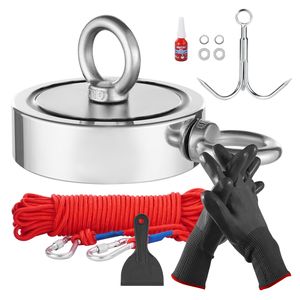 Kit Magnete da Pesca a Doppia Azione da 1700 LBS con Corda e Moschettone, Accessorio Potente per - Product Image 1