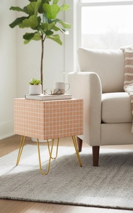 Mesa Auxiliar Contemporánea con Patas de Hierro para Sala de Estar, Patio, Hoteles, Restaurantes y Villas - Product Image 2