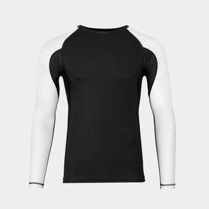 เสื้อรัดกล้ามเนื้อแขนยาวสำหรับผู้ชาย MMA - โลโก้และสีตามสั่ง โพลีเอสเตอร์/คอตตอน คุณภาพสูง สำหรับออกกำลังกายในยิม - Product Image 2