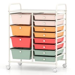Carrello Portaoggetti a 12 Cassetti, Organizzatore Mobile Multiuso - Product Image 4
