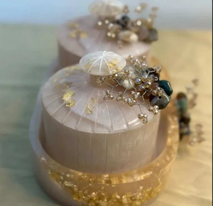 Ensemble de boîtes en résine artisanales avec plateau, boîte de rangement de cuisine multifonctionnelle de luxe pour fruits secs, bonbons - Product Image 6