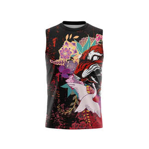 Custom Wholesale Unisex Washed Eco-Friendly Quick Dry Seamless Compression T-Shirt Breathable Tight Sports Top Yoga Riding - Product Image 5