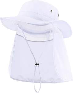 Chapeau Bob Unisexe Pliable à Séchage Rapide Quatre Saisons avec Cache-Nuque en Nylon et Toile Oxford 54-56CM pour Pêche en Extérieur - Product Image 5