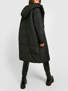 Veste matelassée réversible en coton, nouvelle collection hiver, couleur personnalisée, imperméable, à capuche, tricotée, pour homme, broderie imprimée - Product Image 3