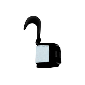 Ganchos de Levantamiento de Pesas Resistentes y Antideslizantes con Soporte de Muñeca Ajustable de Neopreno Acolchado Grueso para Levantamiento de Pesas y Entrenamiento en Gimnasio - Product Image 2