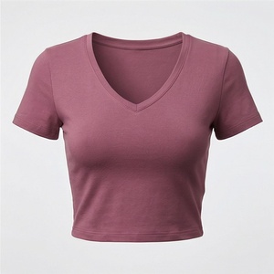 Camiseta Corta de Algodón 100% para Mujer, Conjunto Informal de Verano, Ropa Deportiva Elegante, Moda Boutique, Tendencias en Ropa Deportiva - Product Image 1