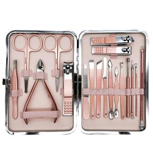Top Selling Manicure <b>Pedicure</b> <b>Set</b> High Quality Custom Made Stainless Steel Lightweight Manicure Kit With Customized Packaging - Product Image 4
