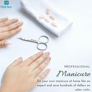 Ciseaux de manucure en acier inoxydable courbé avec poignées en acier, outil de beauté et de toilettage durable avec étui en cuir – Prix de gros - Product Image 3