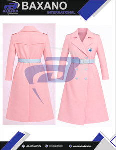 Manteau long en laine de haute qualité pour femmes, style trench-coat, de la sororité Jack And Jill Of America (JAJOF), avec ceinture. - Product Image 6