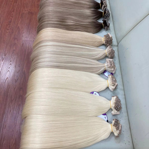 วิกผมคนผมแท้สีบลอนด์มัดเรียงผมมนุษย์เวียดนาม - Product Image 6