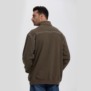 Sweat-shirt de travail FR ignifuge de haute qualité pour la construction et la sécurité, avec fermeture éclair, pour mécaniciens et soudeurs - Product Image 6