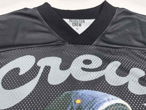 Custom Football Jerseys Quick Dry Mesh Boxy Fit Oversized Vintage American <b>T</b>-Shirt Unisex Streetwear 100% Polyester Made - Product Image 4