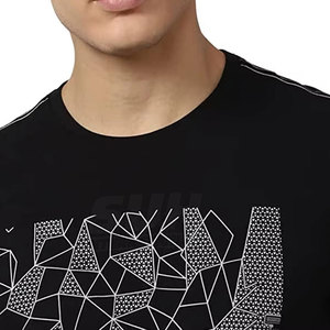 เสื้อยืดผู้ชายแฟชั่นกลางแจ้งขายดีประดับเพชร ผ้าฝ้าย 100% คุณภาพสูง ระบายอากาศได้ดี เป็นมิตรกับสิ่งแวดล้อม ทรงหลวม - Product Image 5