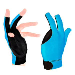 Guantes de Billar y Snooker Antideslizantes Duraderos Hechos a Medida, Unisex, de 3 Dedos, Transpirables, de Poliéster, para Todas las Estaciones - Product Image 3